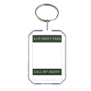 VIP Party Pass Collar Tag